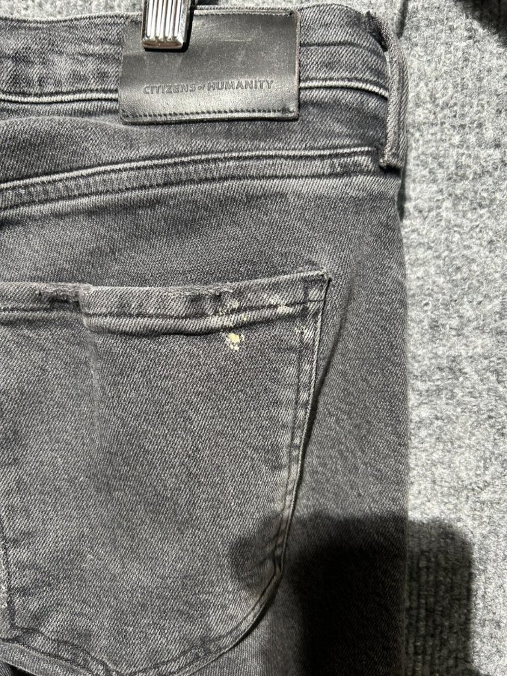 Citizens Of Humanity Jeans Womens 29 Gray Charcoal Wash Ella Skinny Slim Denim - Picture 4 of 8
